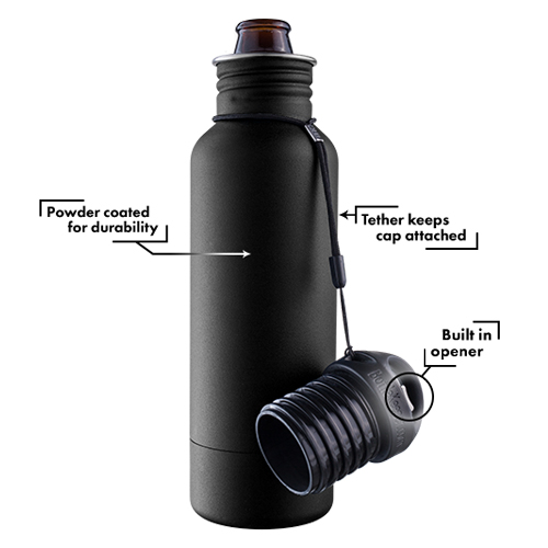 Stainless steel bottle cooler